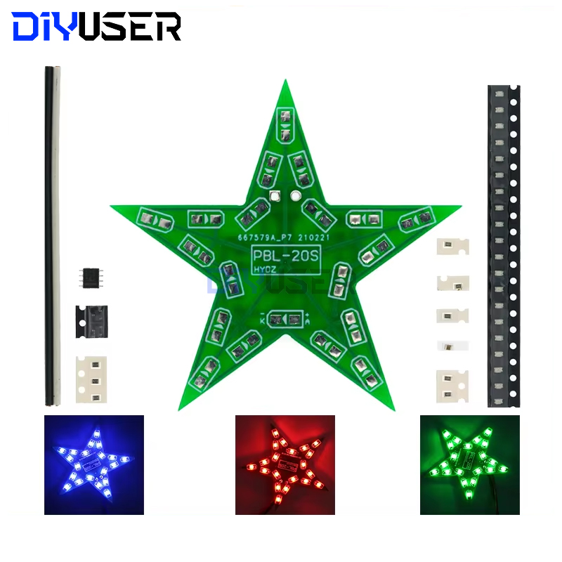 Diy Electronics News - Students Training DIY Kit Five-Pointed Star
