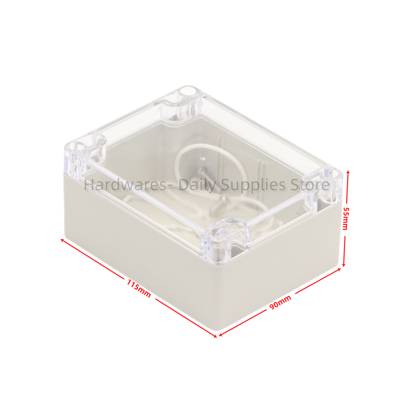 Diy Electronics Case - 1pc 115x90x55mm Waterproof Plastic Enclosure Case