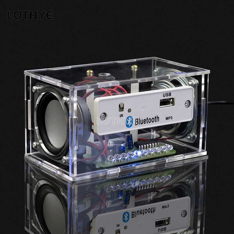 Diy Audio Electronics Kit - Mini Dual Channel Bluetooth Speaker Audio