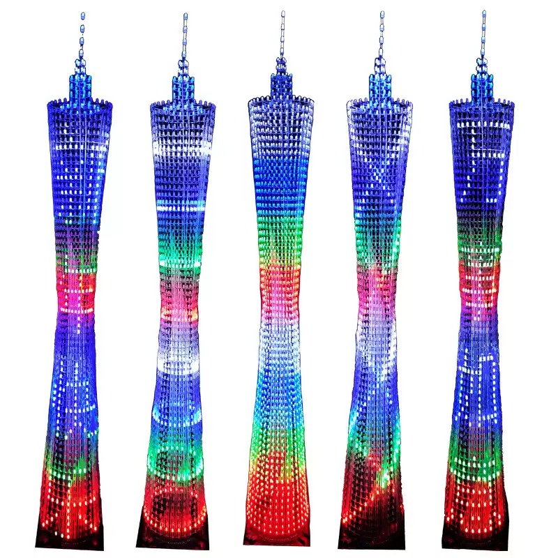 Diy Electronics Set - 64 Layers Canton Tower DIY Electronic