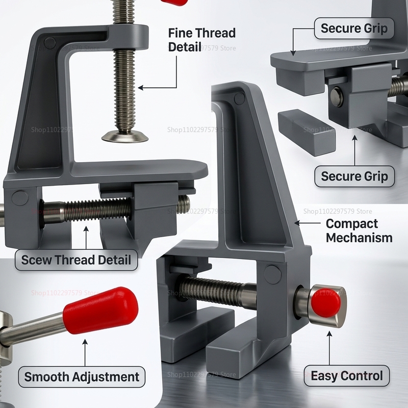 Aluminum Mini Table Bench Vice - Diy Electronics Workbench recension och pris