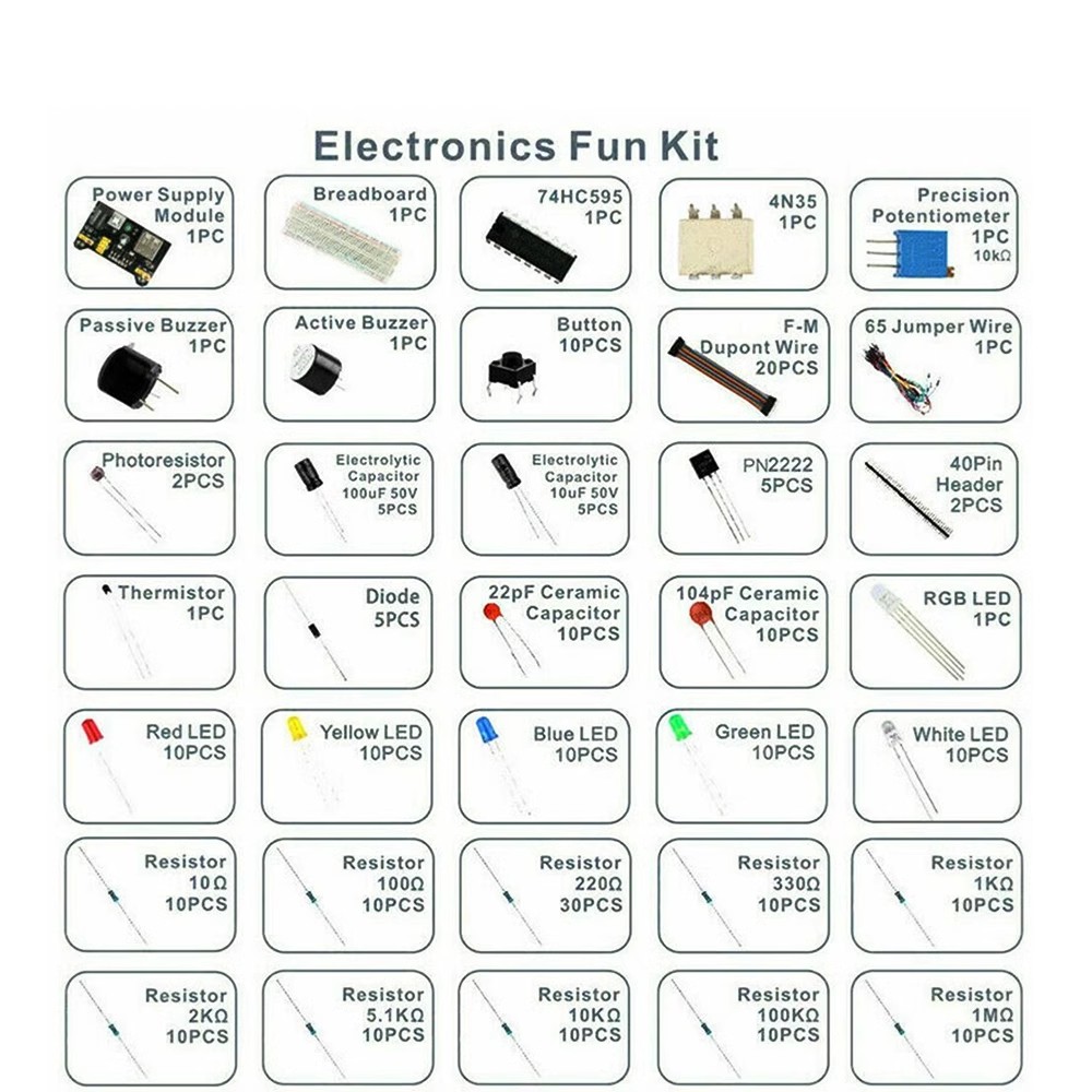 DIY Project Starter Kit For Ar - Arduino Uno Starter Kit recension och pris