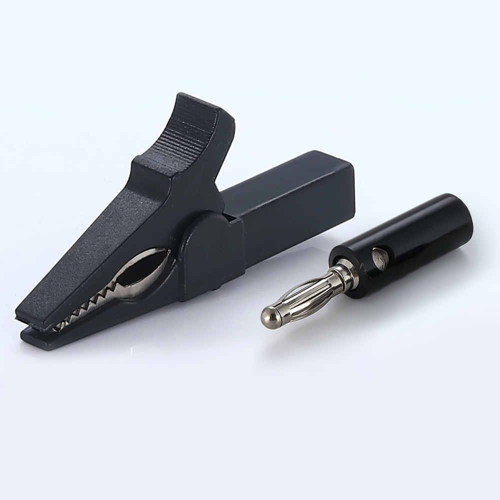 Alligator Clip with Banana Plu - Crocodile Clip Set recension och pris