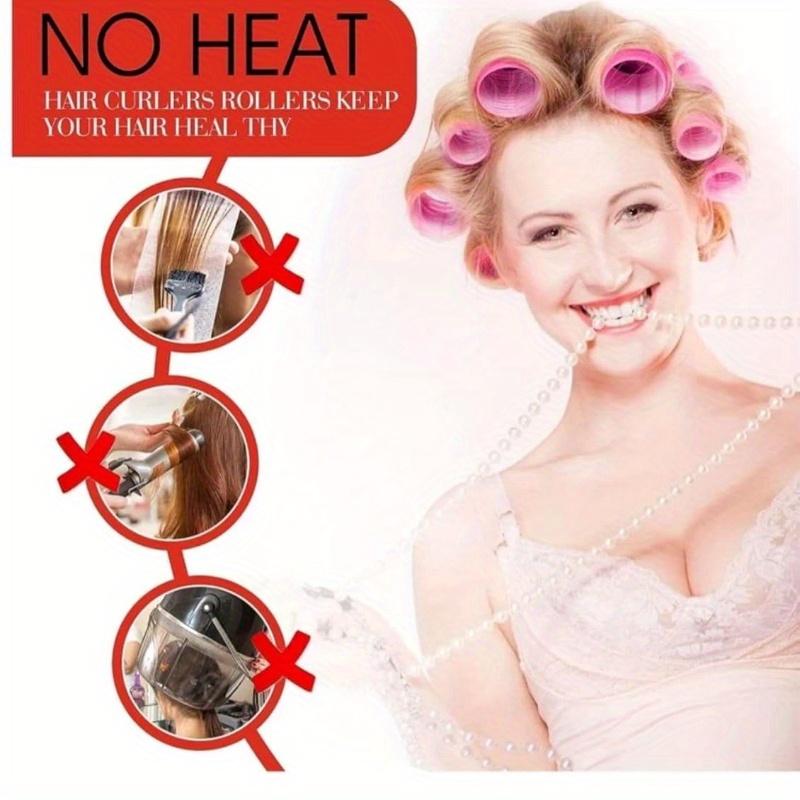 Self-adhesive hair curlers and - Crocodile Clip Set recension och pris