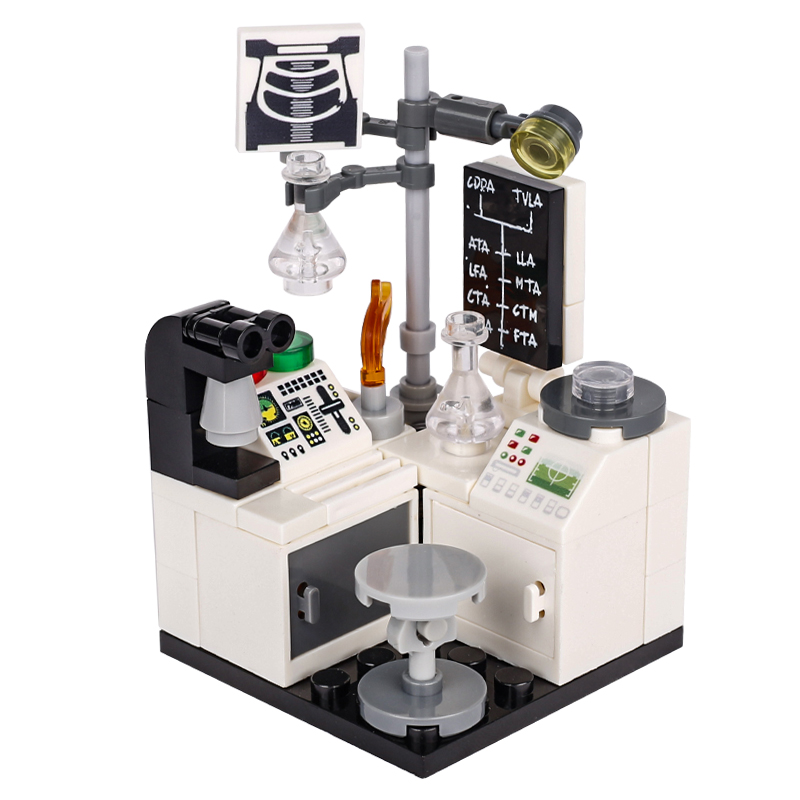 MOC City Laboratory Lab Buildi - Diy Electronics Workbench recension och pris