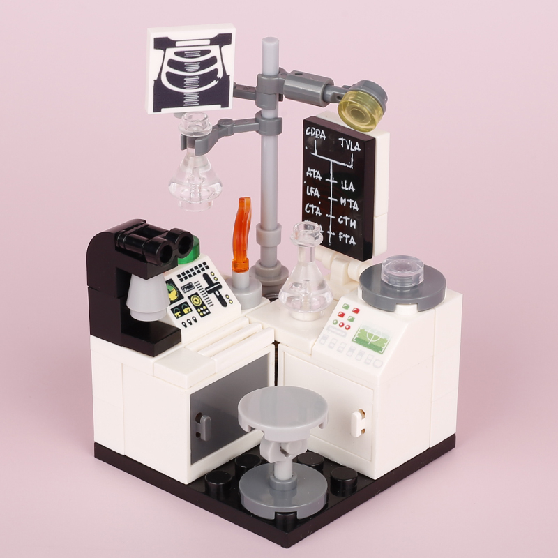MOC City Laboratory Lab Buildi - Diy Electronics Workbench recension och pris