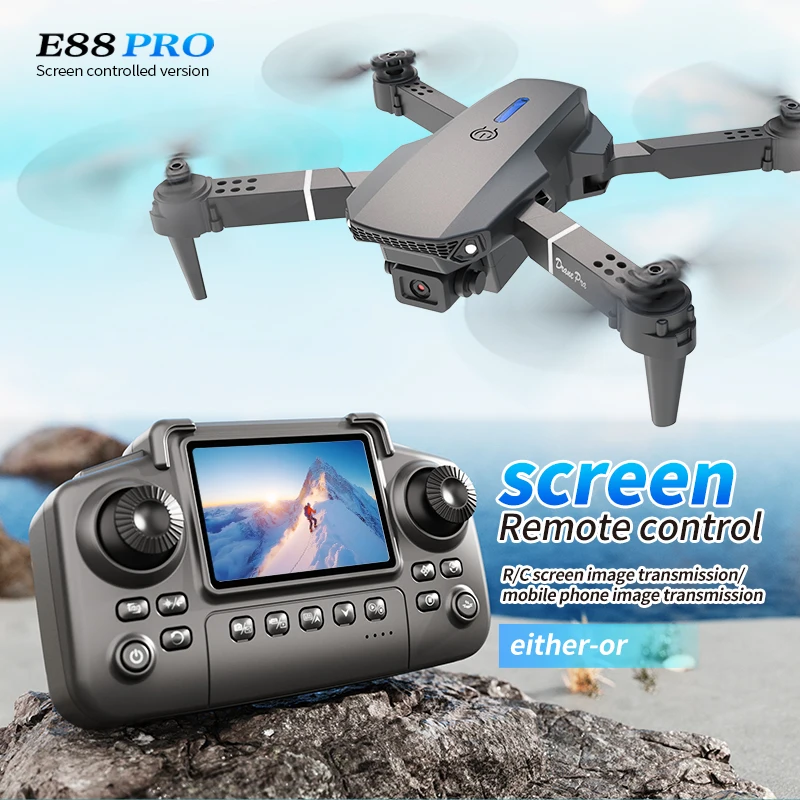 Professional E88 PRO Drone wit - Diy Drone Electronics recension och pris