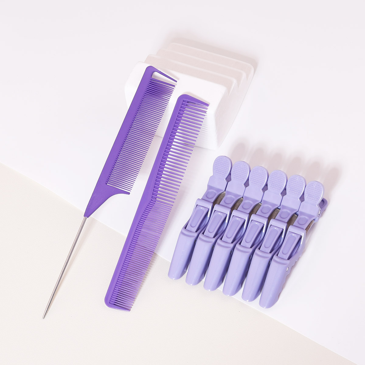 8pcs Hair Comb Set - Hair Tip  - Crocodile Clip Set recension och pris