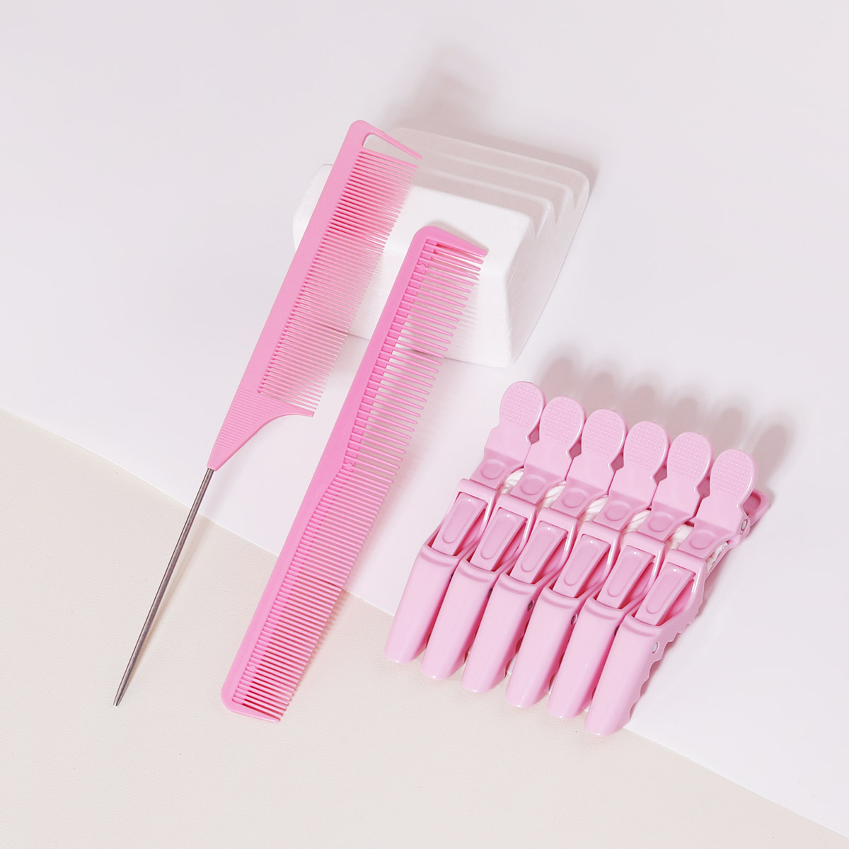 8pcs Hair Comb Set - Hair Tip  - Crocodile Clip Set recension och pris