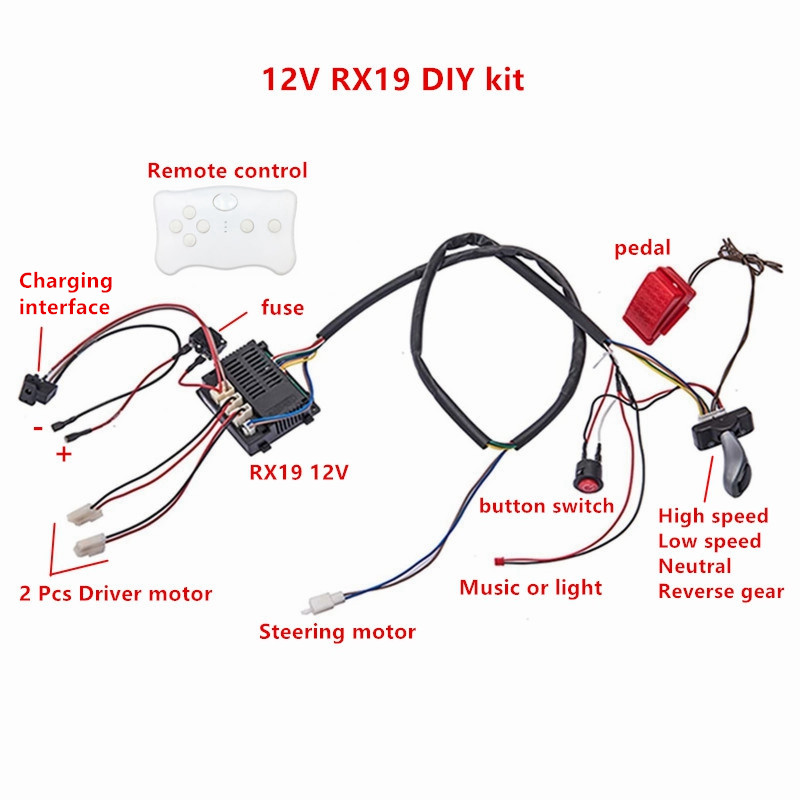Child electric car DIY modifie - Diy Kit Elektronik recension och pris