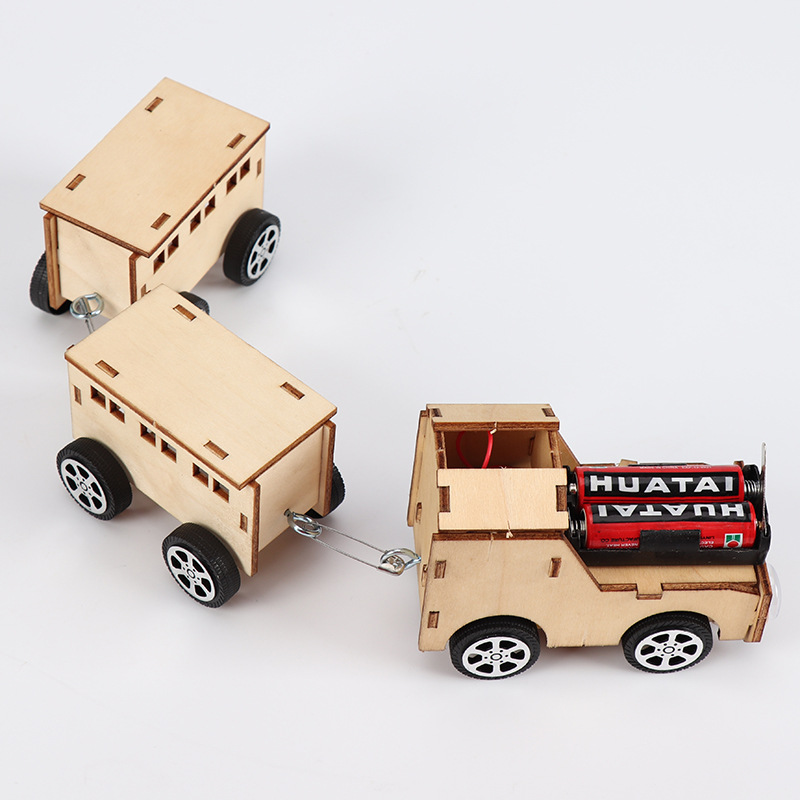 DIY Kit Toys Wooden Train Elec - Diy Electronics Projects For Kids recension och pris