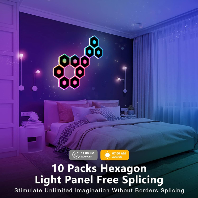 New RGB Tuya Hexagonal Quantum - Diy Electronics News recension och pris