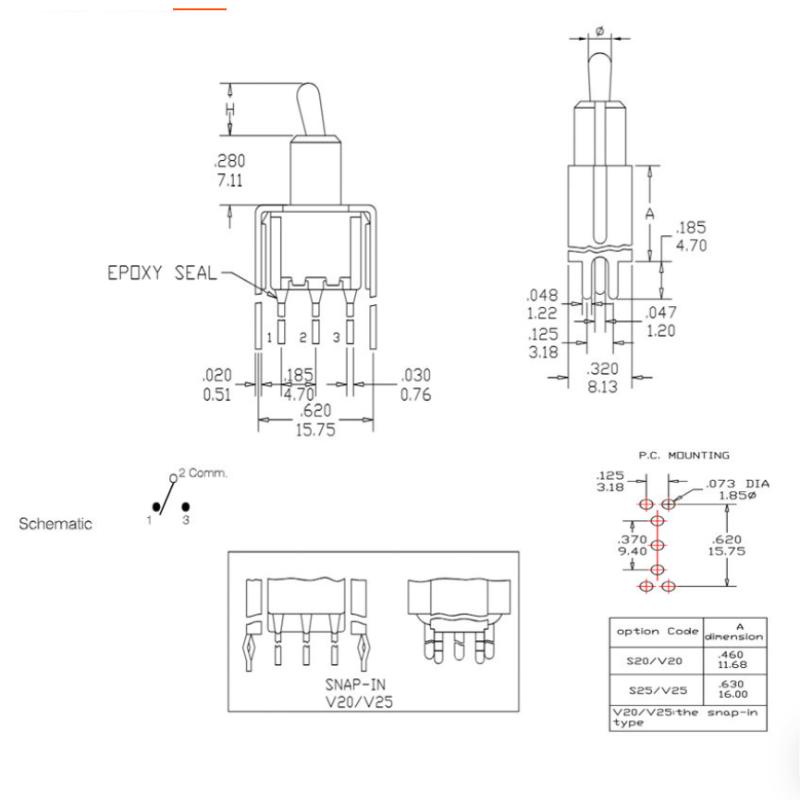 Innovative T80-T 3Pin Toggle S - Diy Innovative Electronics recension och pris