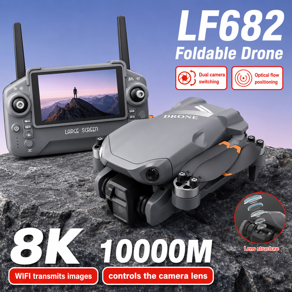 Aerial Photo LF682 Drone 8K HD - Diy Drone Electronics recension och pris