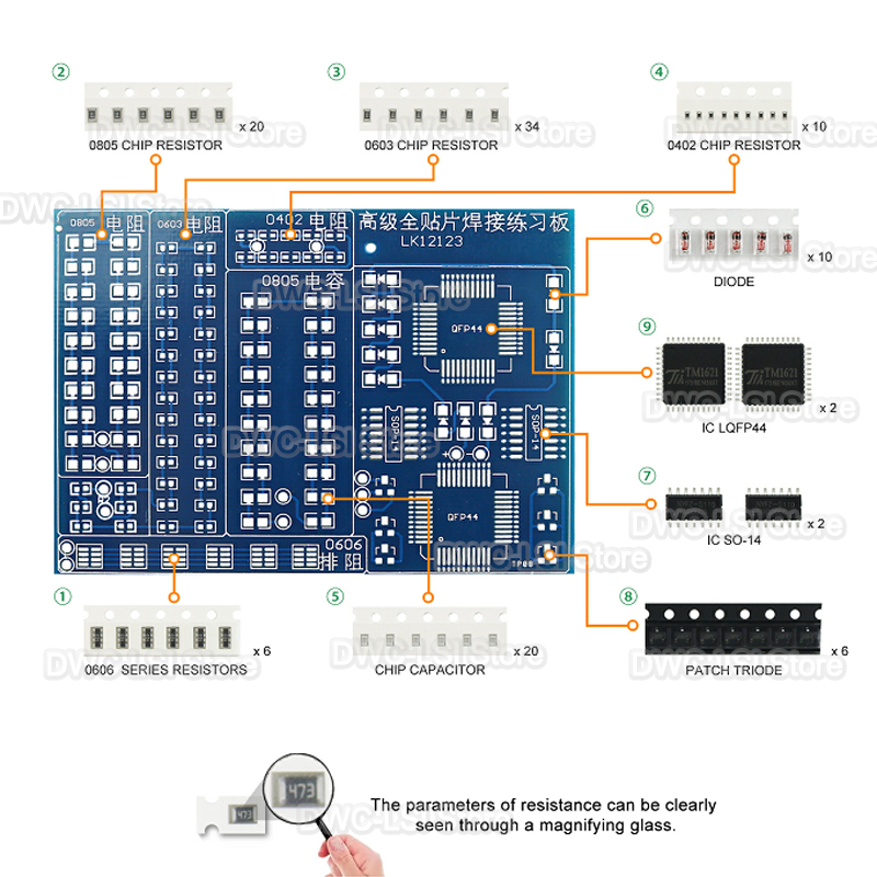 08 Patch Components Welding Pr - Diy Electronics Workbench recension och pris