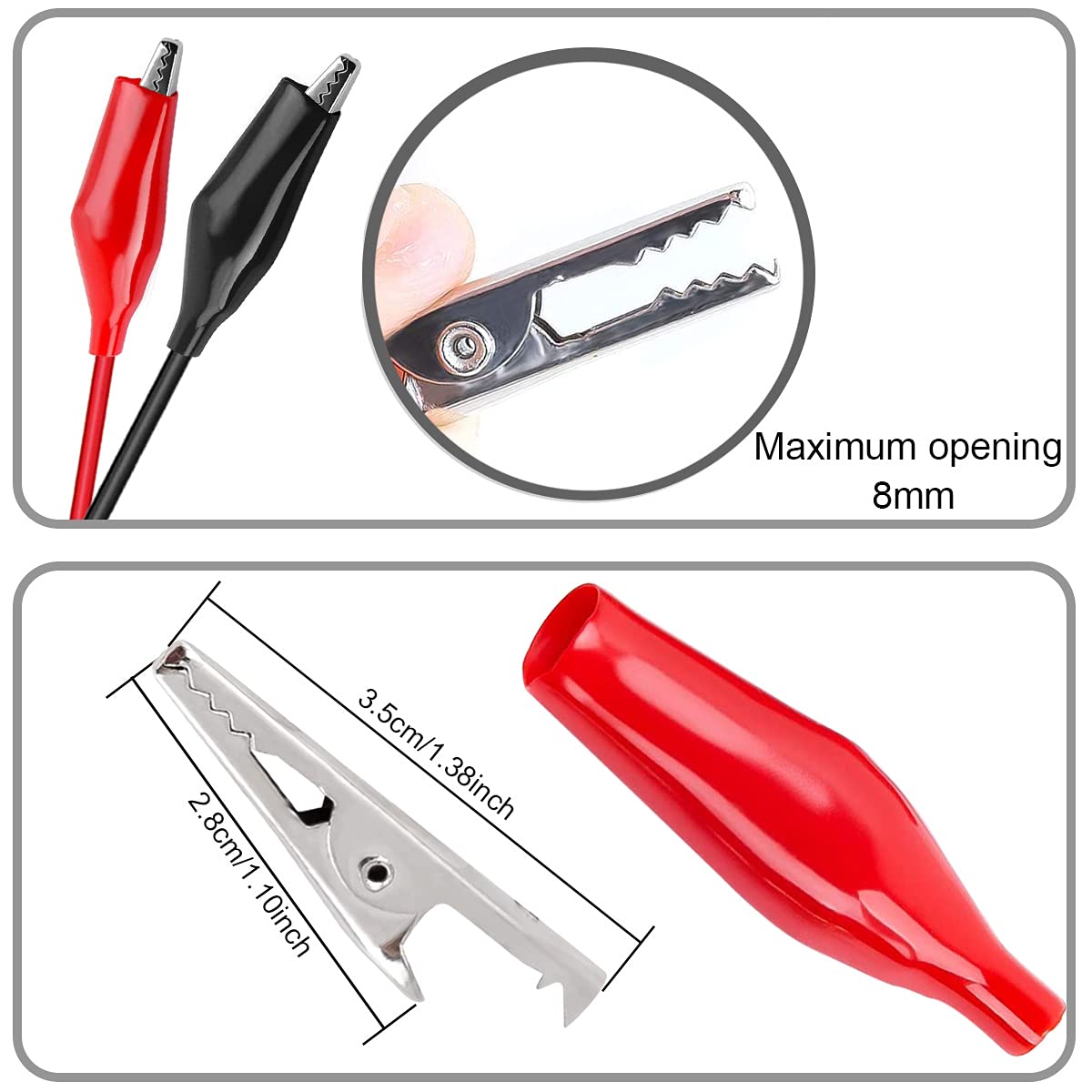 Alligator Clip to USB, Crocodi - Crocodile Clip Set recension och pris
