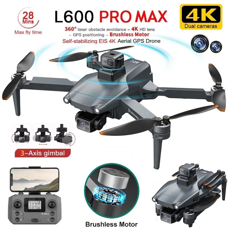 L600 PRO MAX GPS Drone Profess - Diy Drone Electronics recension och pris