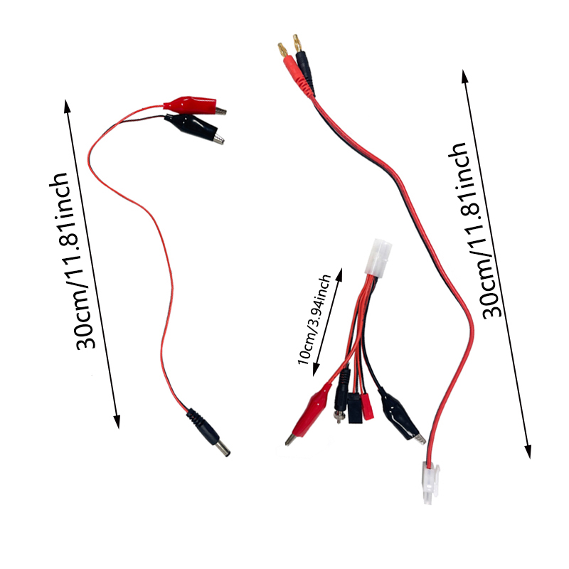 RC Balance Charger Deans T Plu - Crocodile Clip Set recension och pris