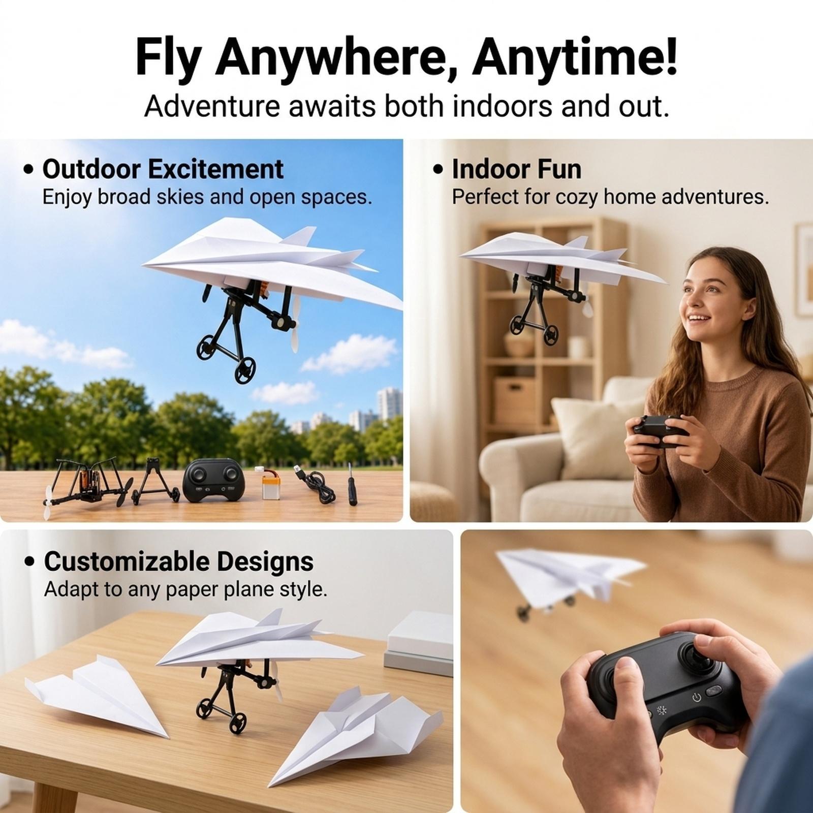 Mini RC Airplane DIY Kit ABS M - Diy Electronics Projects For Beginners recension och pris