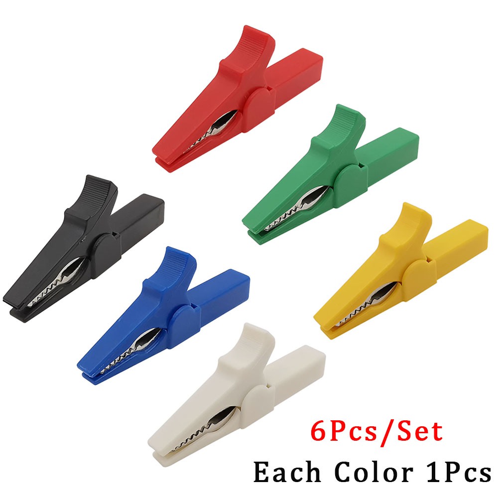 6Pcs/Lot 55mm Alligator Clips  - Crocodile Clip Set recension och pris