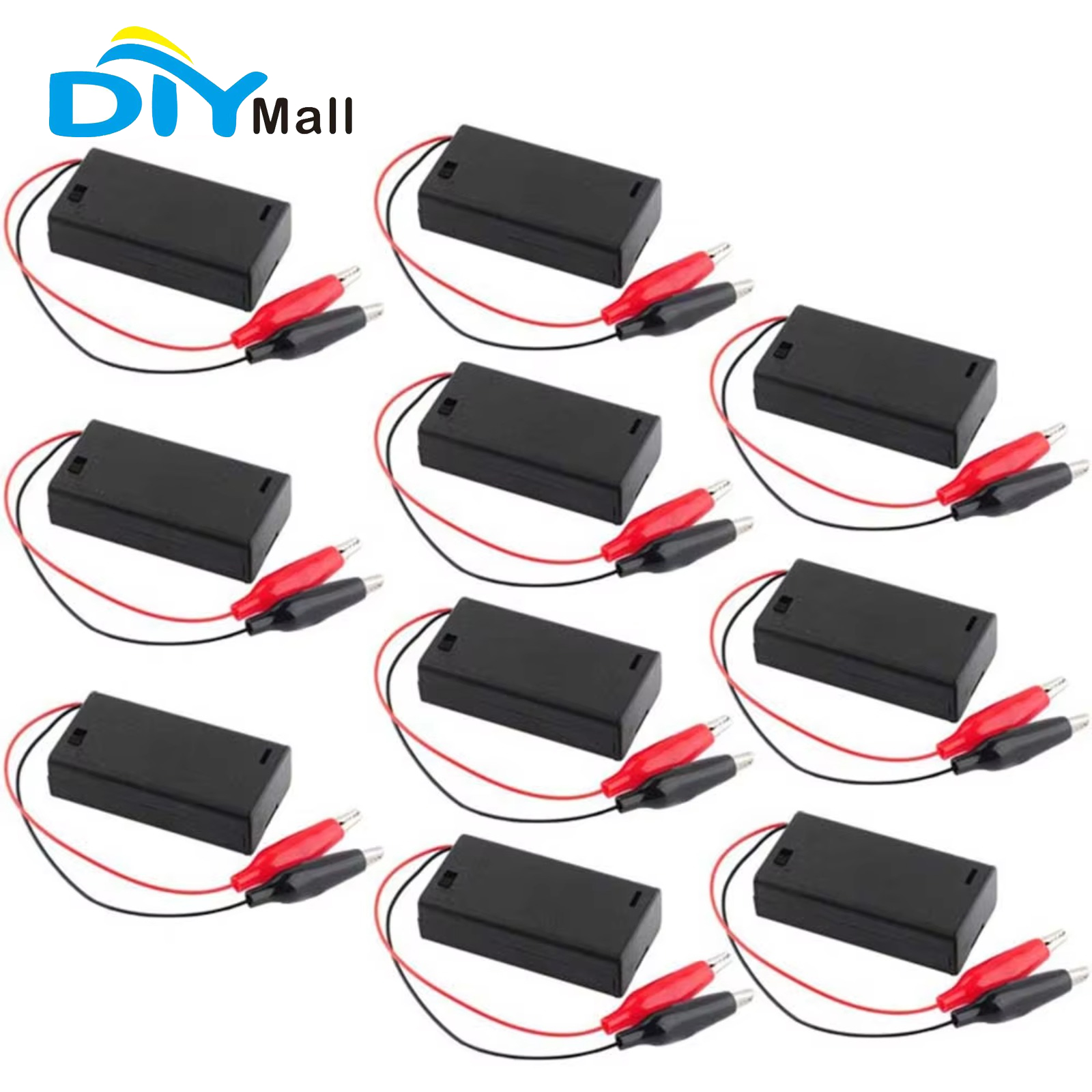 10 Sets AA Battery Box with Sw - Diy Innovative Electronics recension och pris