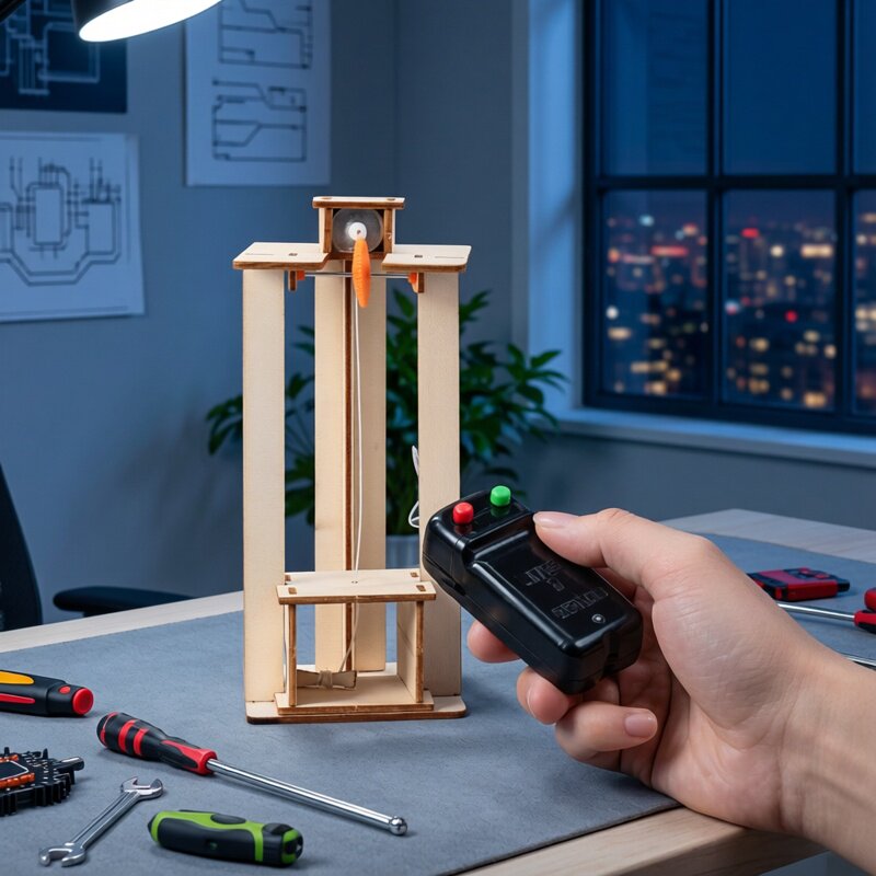 DIY Electric Elevator Lift Mod - Diy Kit Elektronik recension och pris