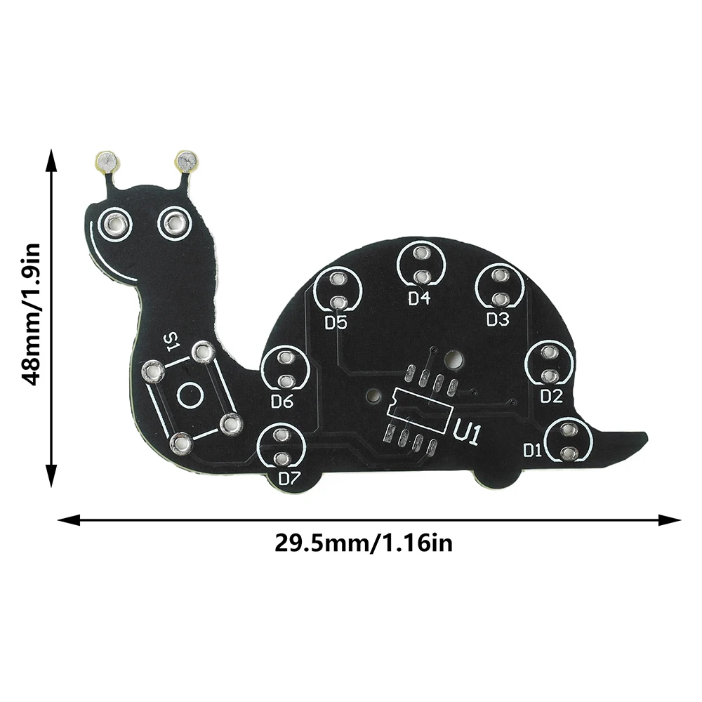 Snail-Shaped LED Flowing Light - Diy Electronics Projects For Beginners recension och pris