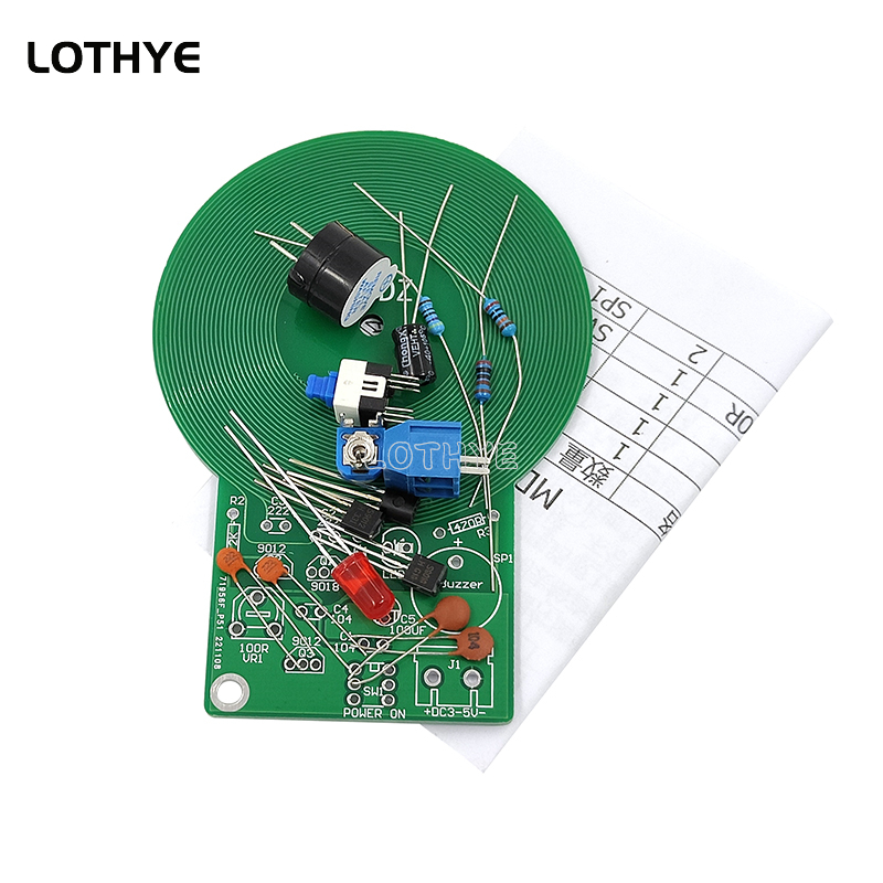 DC 3V-5V Metal Detector Kit DI - Diy Electronics Set recension och pris