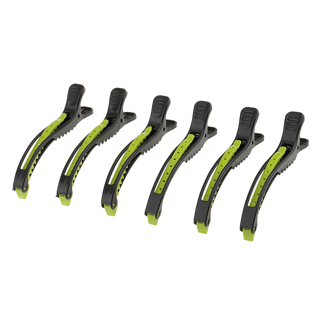 6PCS Pro Hairdressing Salon Se - Crocodile Clip Set recension och pris