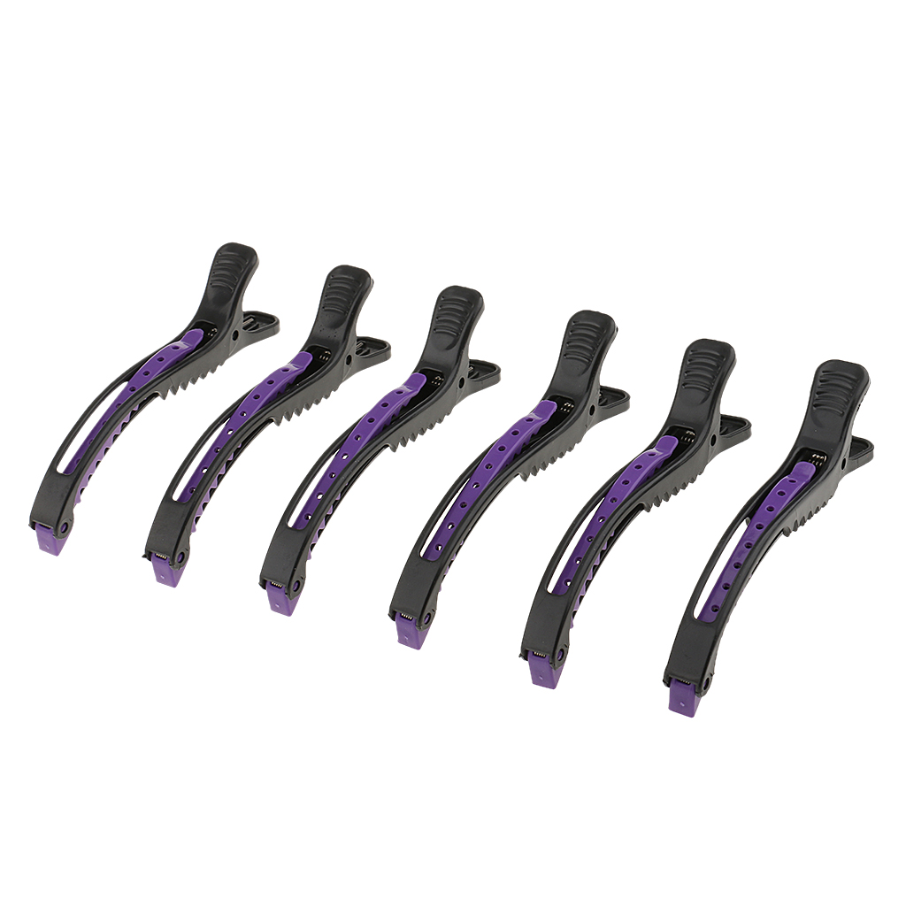 6PCS Pro Hairdressing Salon Se - Crocodile Clip Set recension och pris