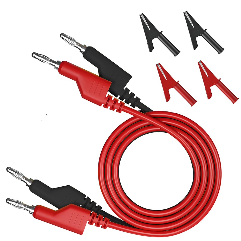 6 Piece Stackable Banana to Ba - Crocodile Clip Set recension och pris
