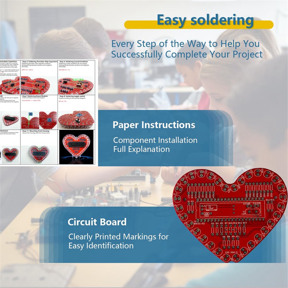 DT262/Soldering Practice Kit,  - Diy Electronics Projects For Beginners recension och pris