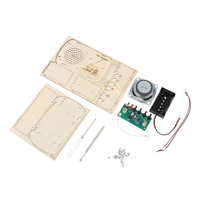 DIY Wooden FM Radio Kit Vintag - Diy Electronics Projects For Kids recension och pris