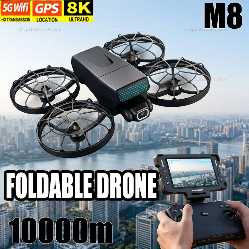 New Drones M8 GPS 8K Professio - Diy Drone Electronics recension och pris