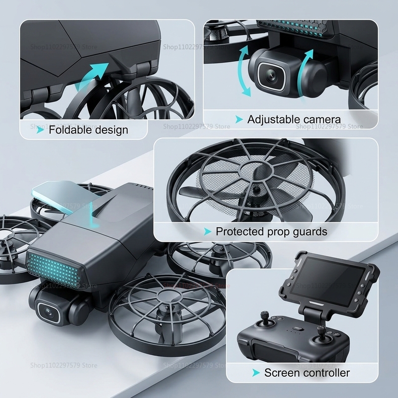 New Drones M8 GPS 8K Professio - Diy Drone Electronics recension och pris