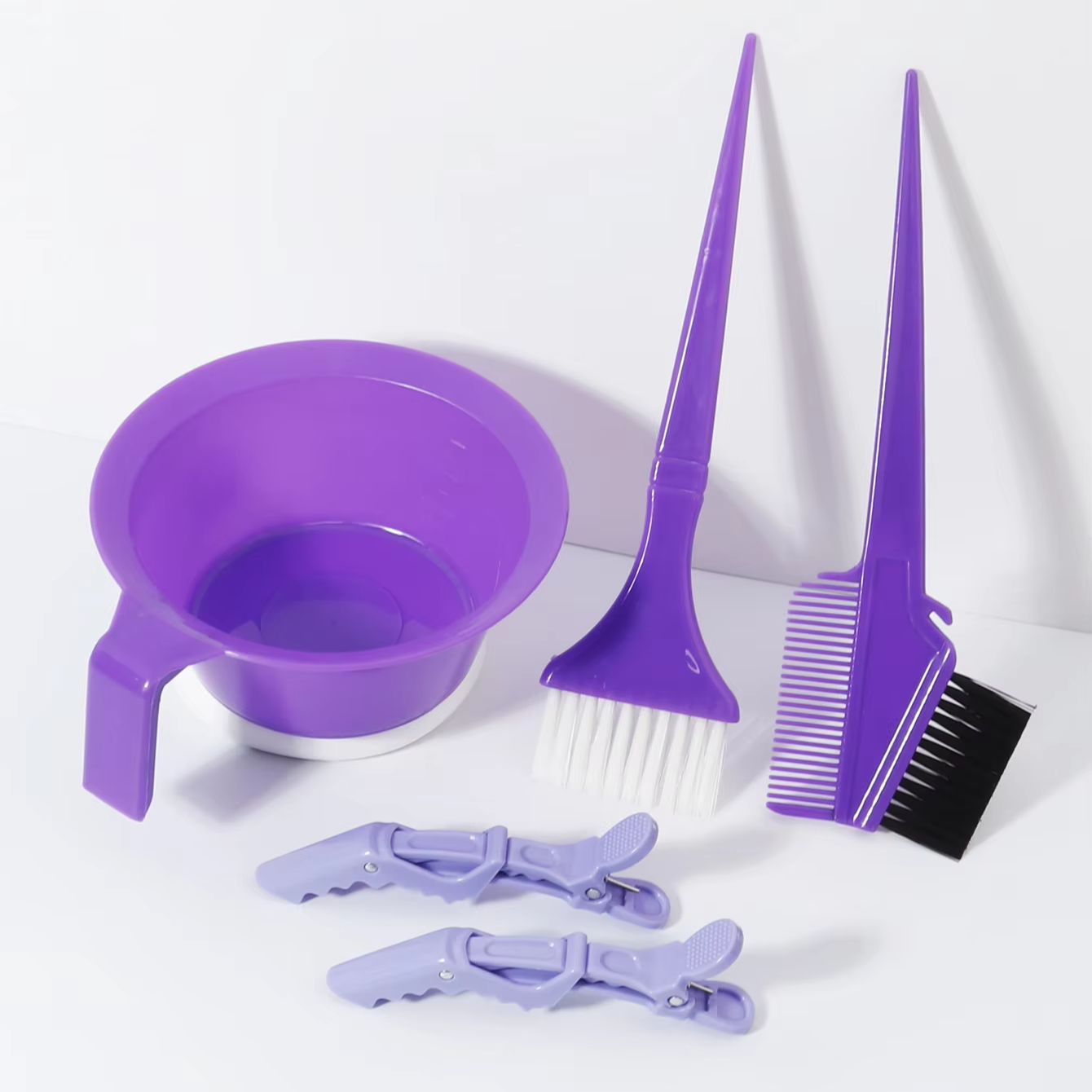 5pcs professional hair dye too - Crocodile Clip Set recension och pris