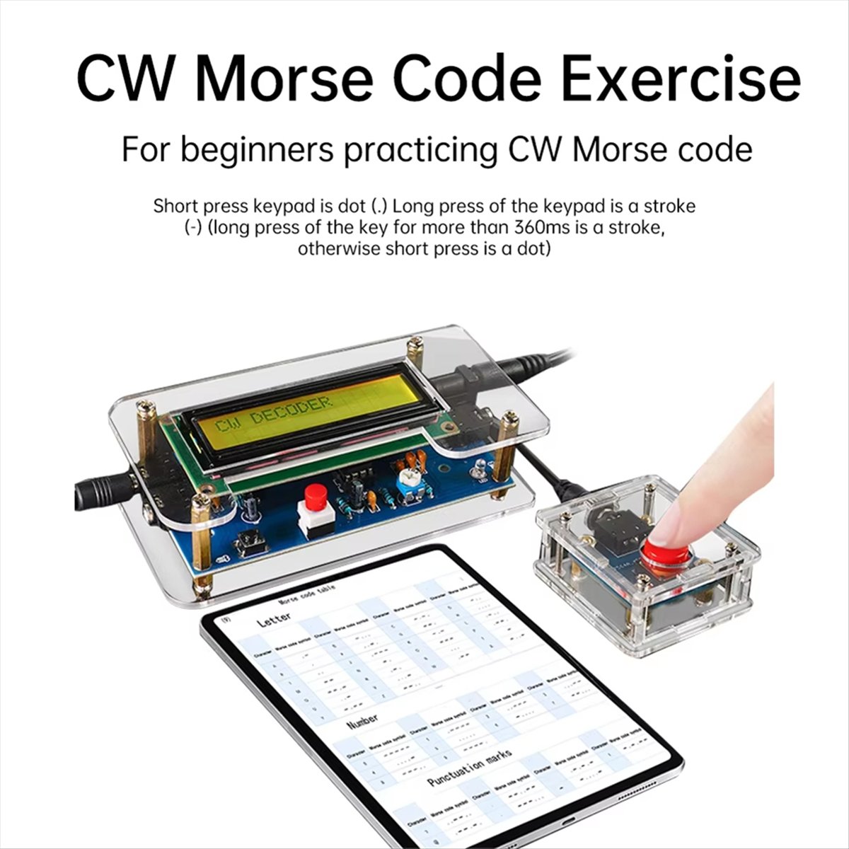 HDL DC9V CW Morse Code Decoder - Diy Audio Electronics Kit recension och pris