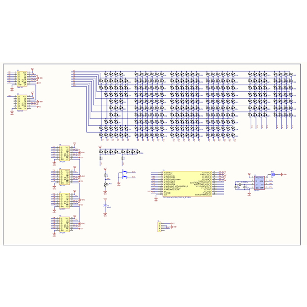 DIY Digital Dot Matrix Clock E - Diy Electronics News recension och pris