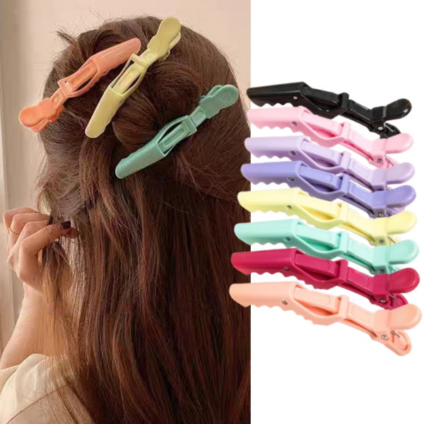 6-Piece Set of Vivid Alligator - Crocodile Clip Set recension och pris