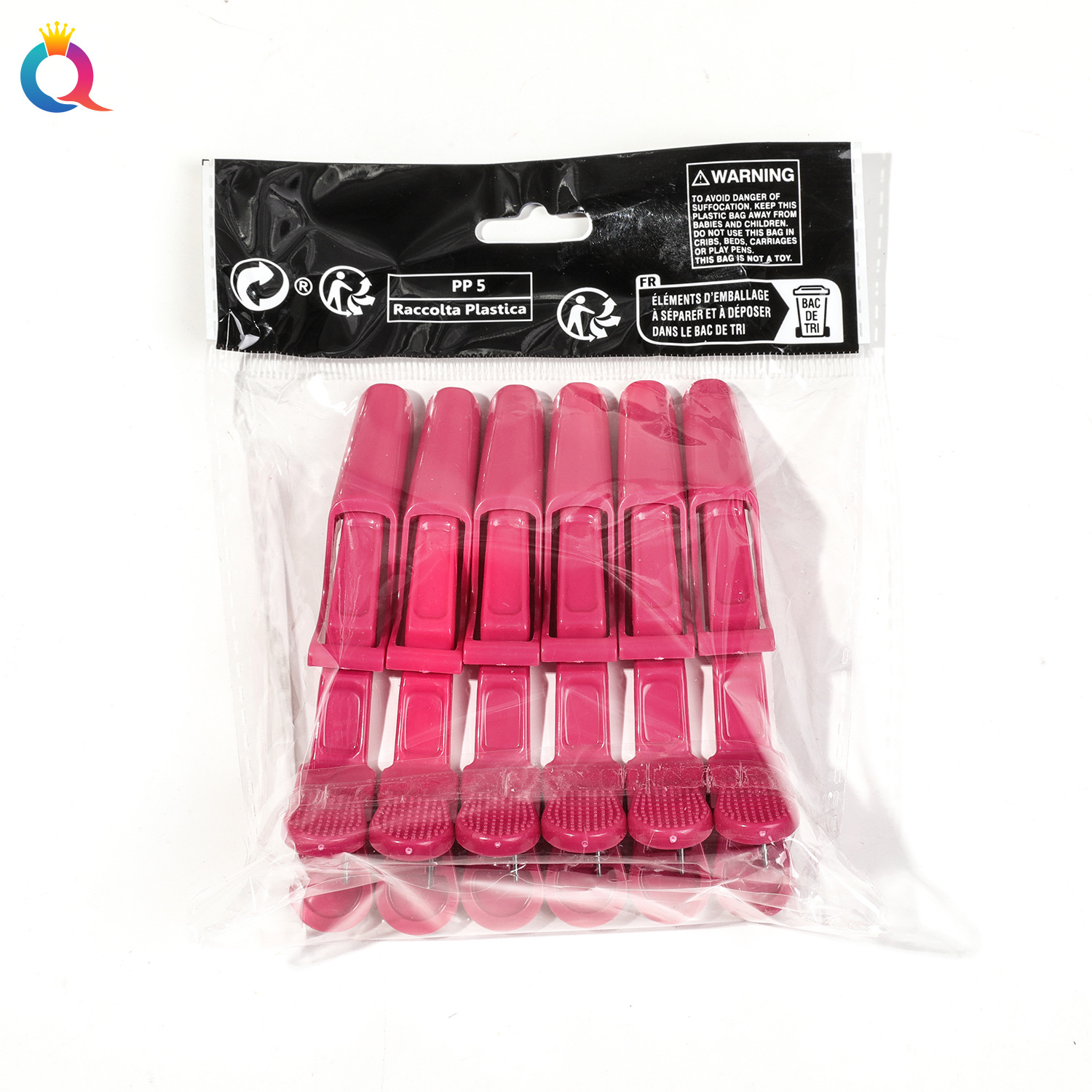 6-Piece Set of Vivid Alligator - Crocodile Clip Set recension och pris