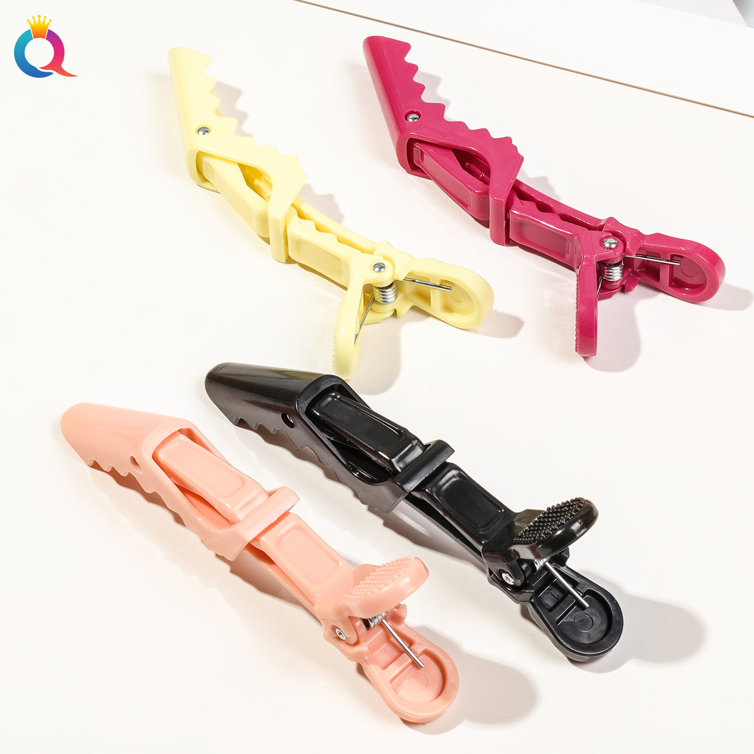 6-Piece Set of Vivid Alligator - Crocodile Clip Set recension och pris