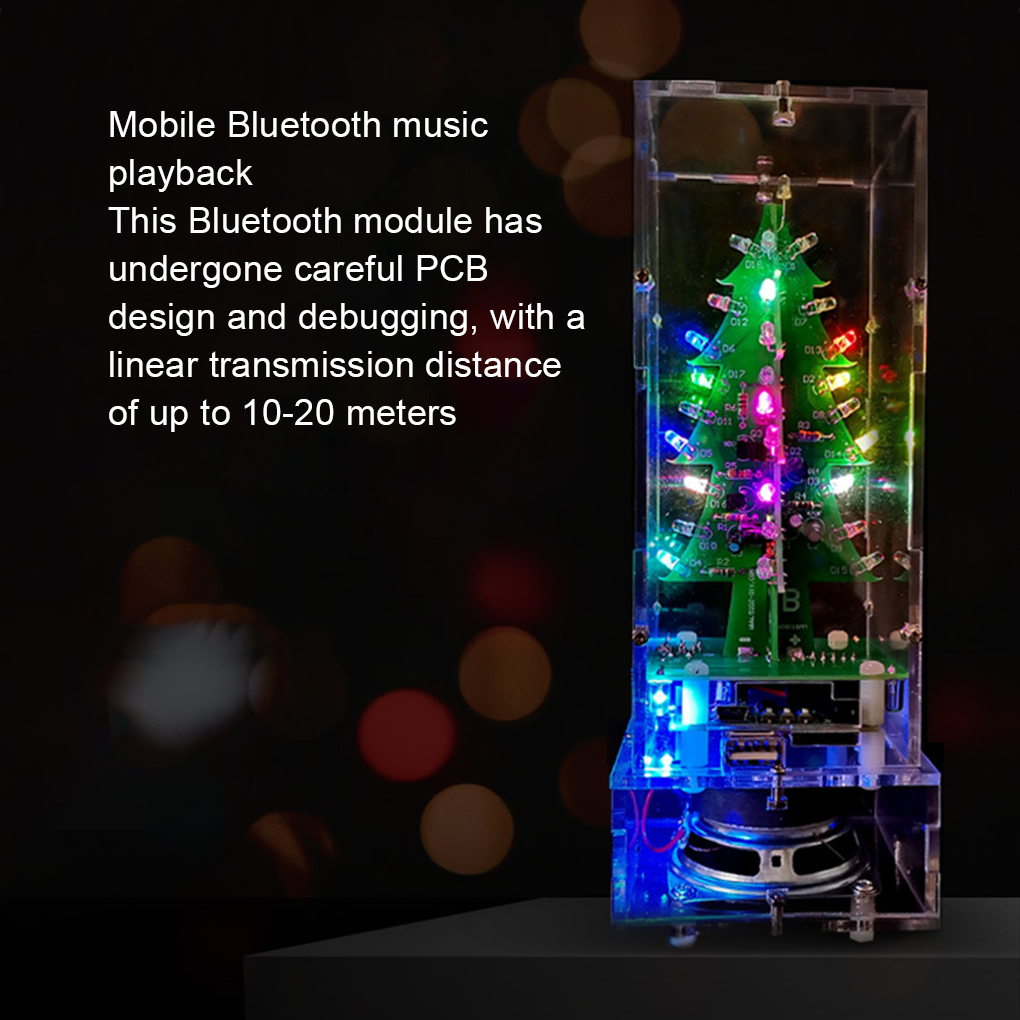LED Colorful Christmas Tree DI - Diy Electronics Set recension och pris