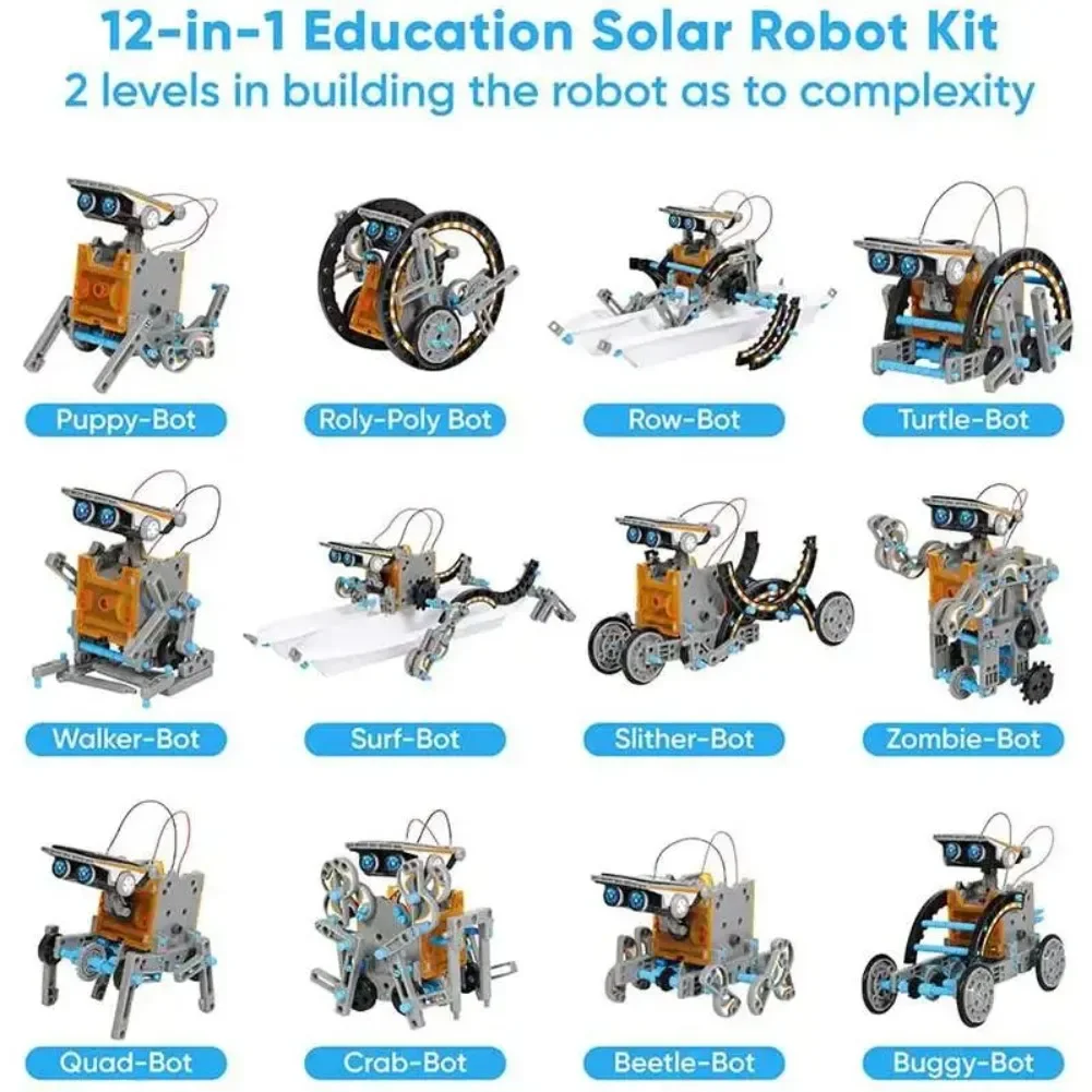 13 in 1 Solar Powered Robot Sc - Diy Electronics Set recension och pris