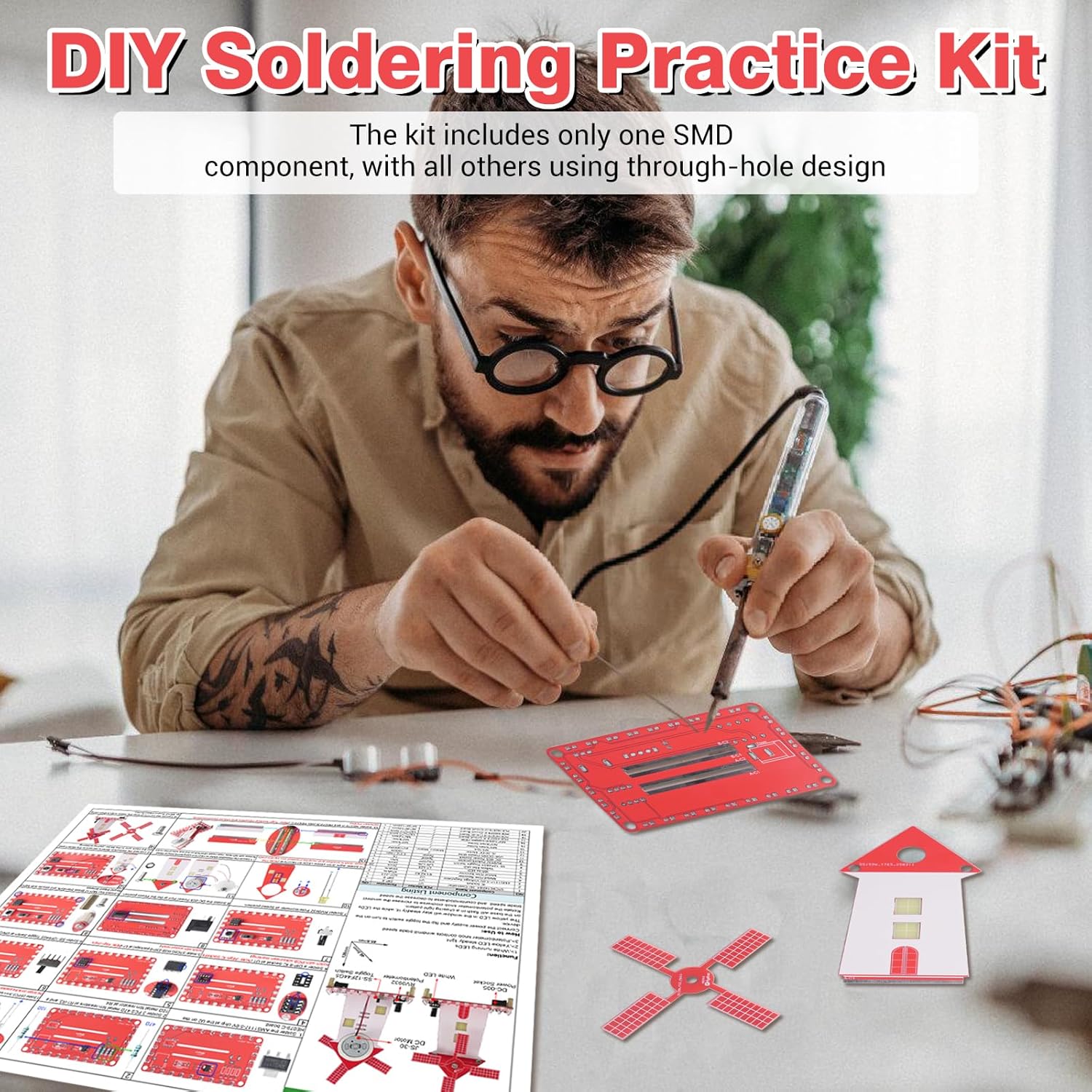 DIY Windmill Soldering Practic - Diy Electronics Projects For Beginners recension och pris