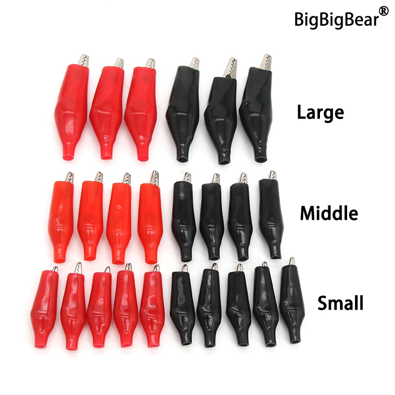 28 35 45mm Metal Alligator Cli - Crocodile Clip Set recension och pris